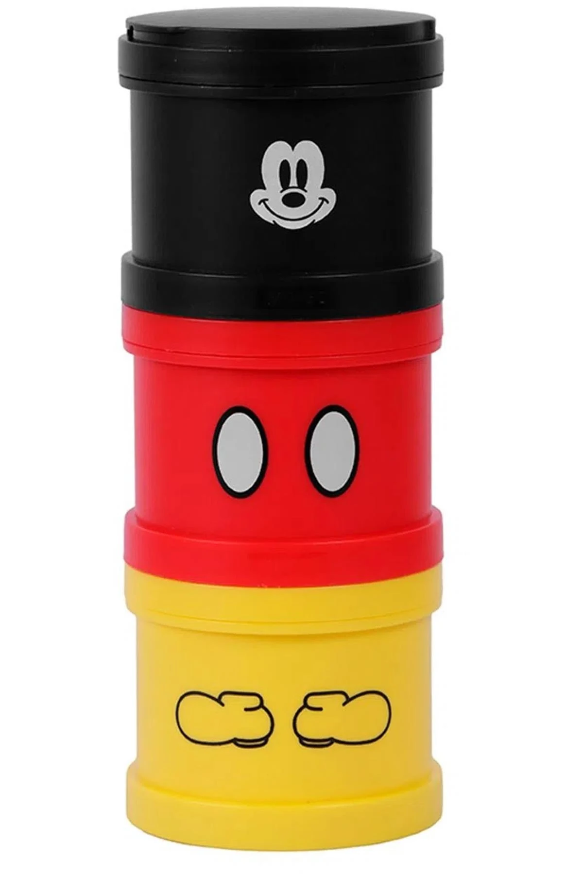 Mickey Mouse Lisanslı 3'Lü İstiflenebilir Gıda Saklama Kabı