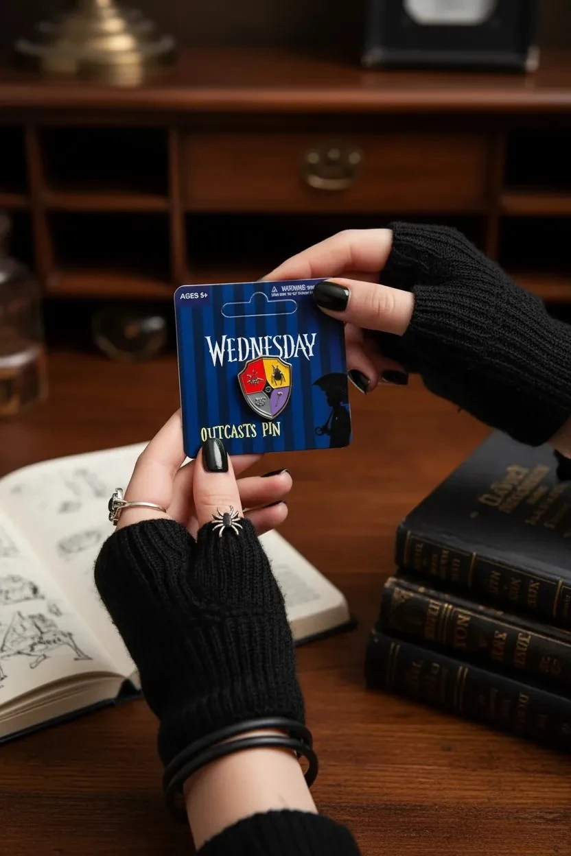 Wednesday Lisanslı Outcasts Rozet