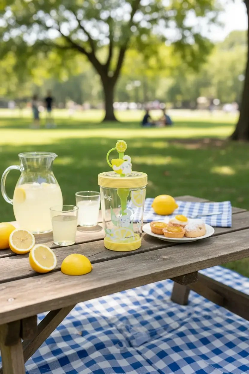 Sanrio Lisanslı Pipetli Plastik Bardak (535ml) - Cinnamoroll