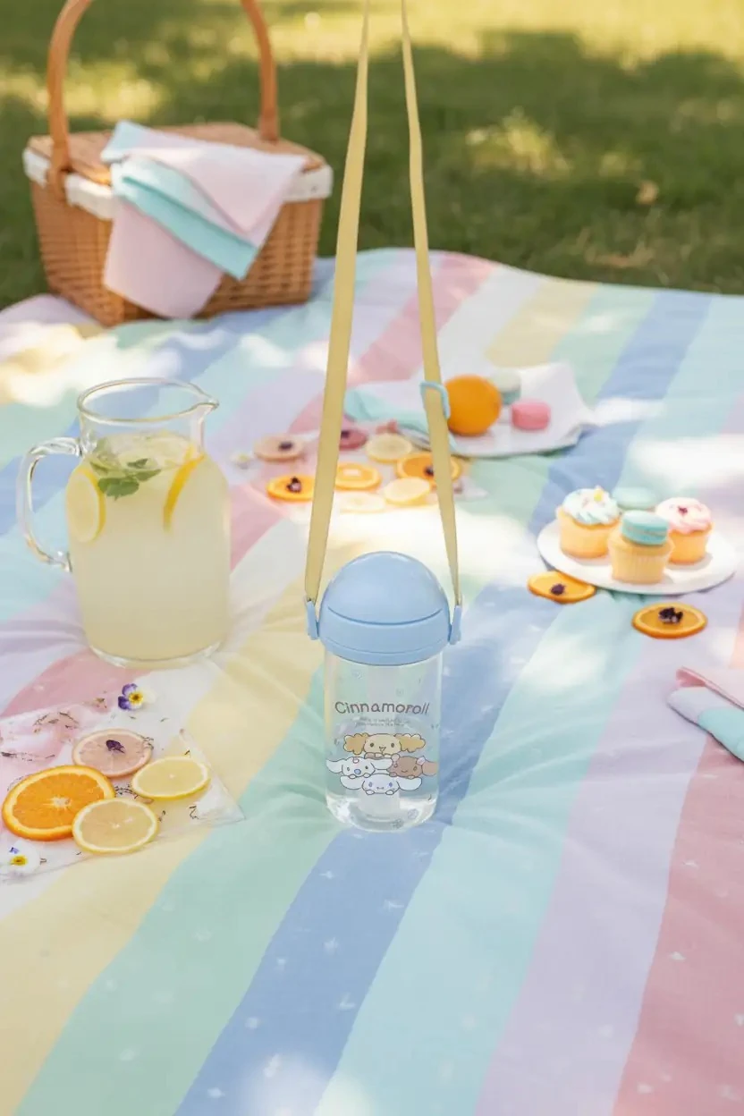 Sanrio Lisanslı Cinnamoroll Plastik Matara - 400 ml