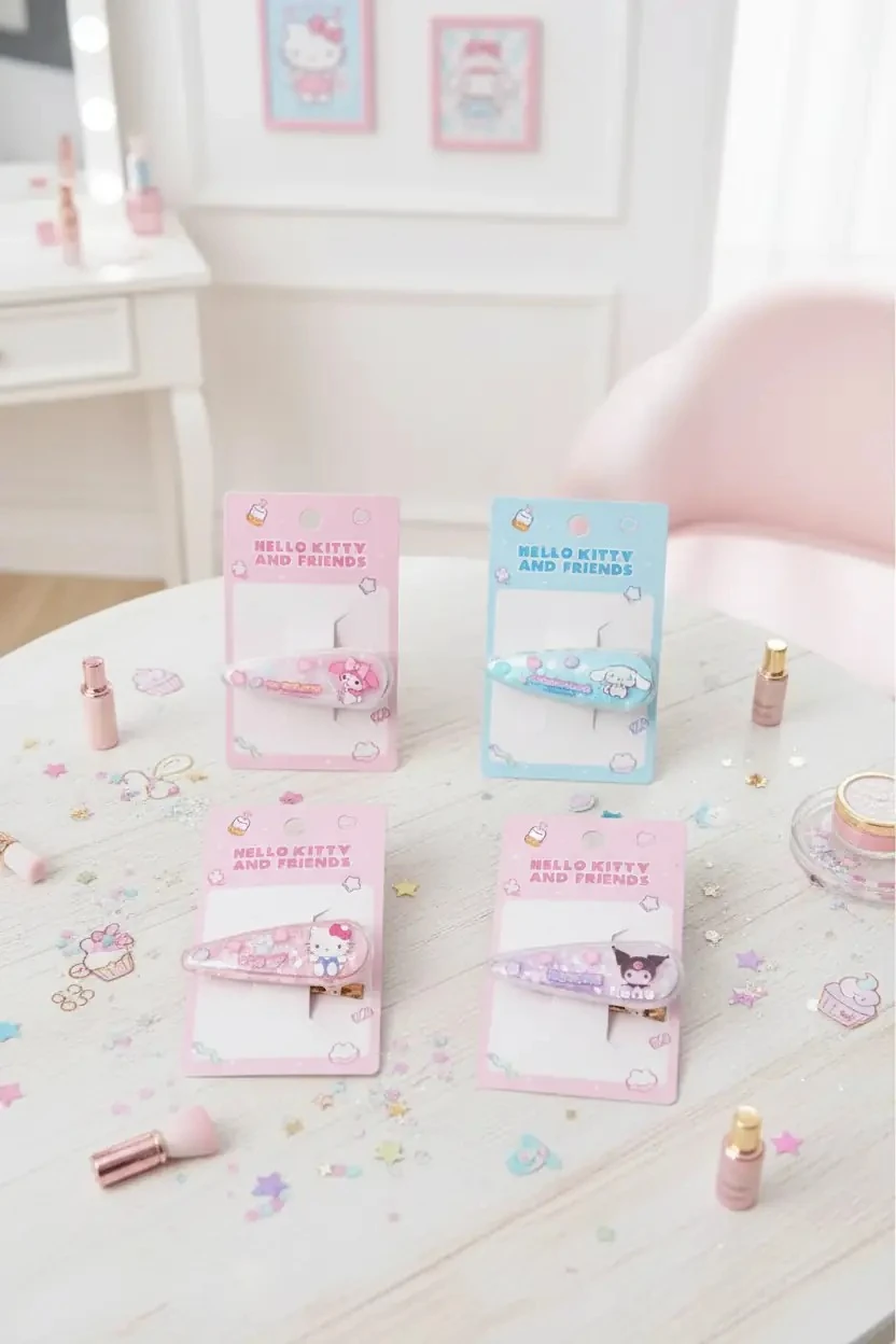 Hello Kitty ve Arkadaşları Tatlı Fabrika Saç Tokası