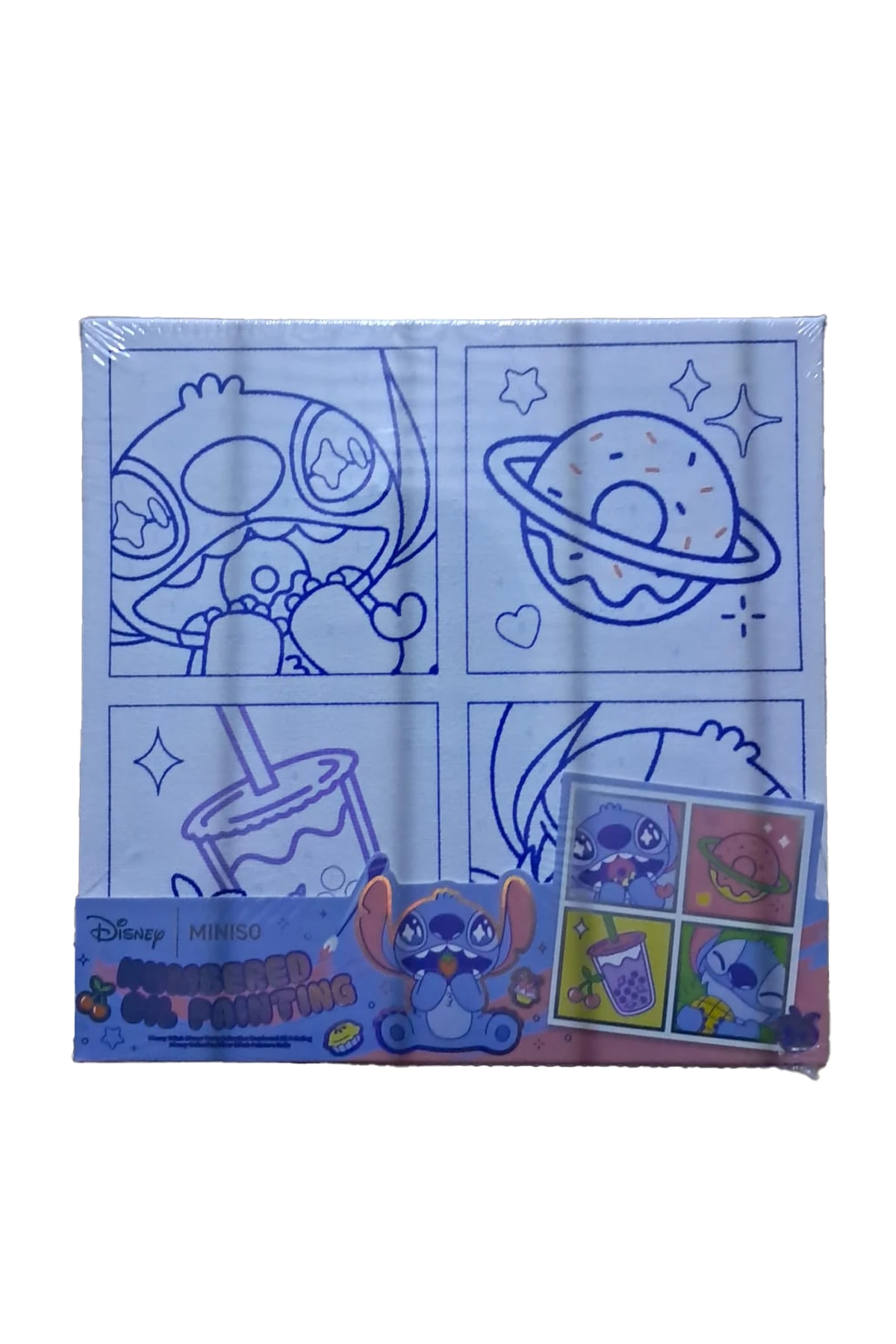 Disney Lilo & Stitch Lisanslı Parti Serisi Numaralı Yağlı Boya