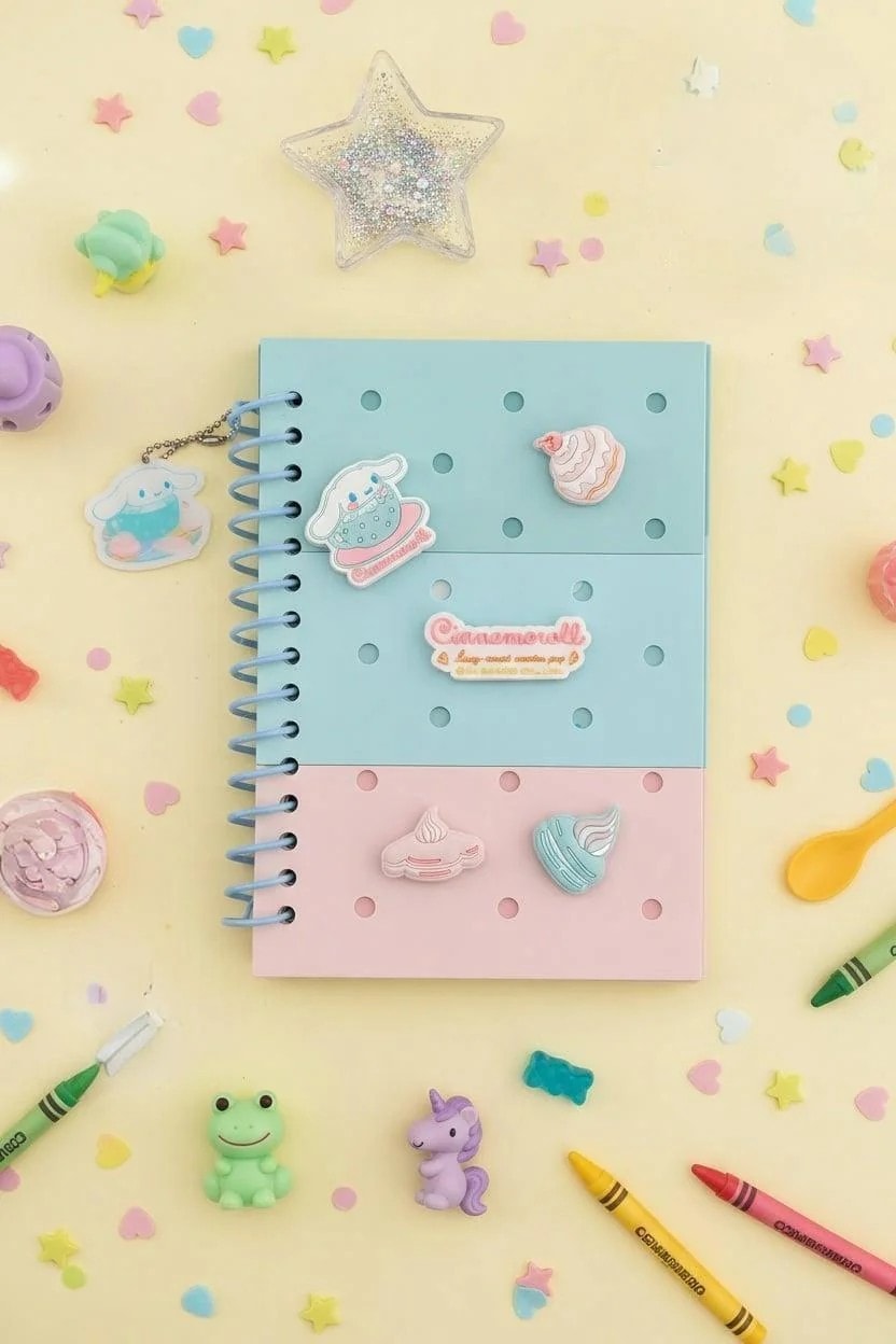 Sanrio Lisanslı Cinnamoroll 80 Sayfalık Defter