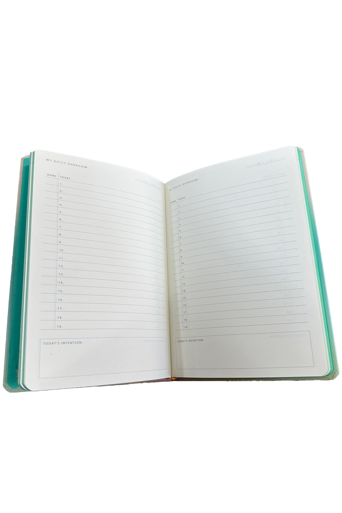 Aurora Parıltısı: A5 Planlayıcı Defter (80 Yaprak) - Yeşil