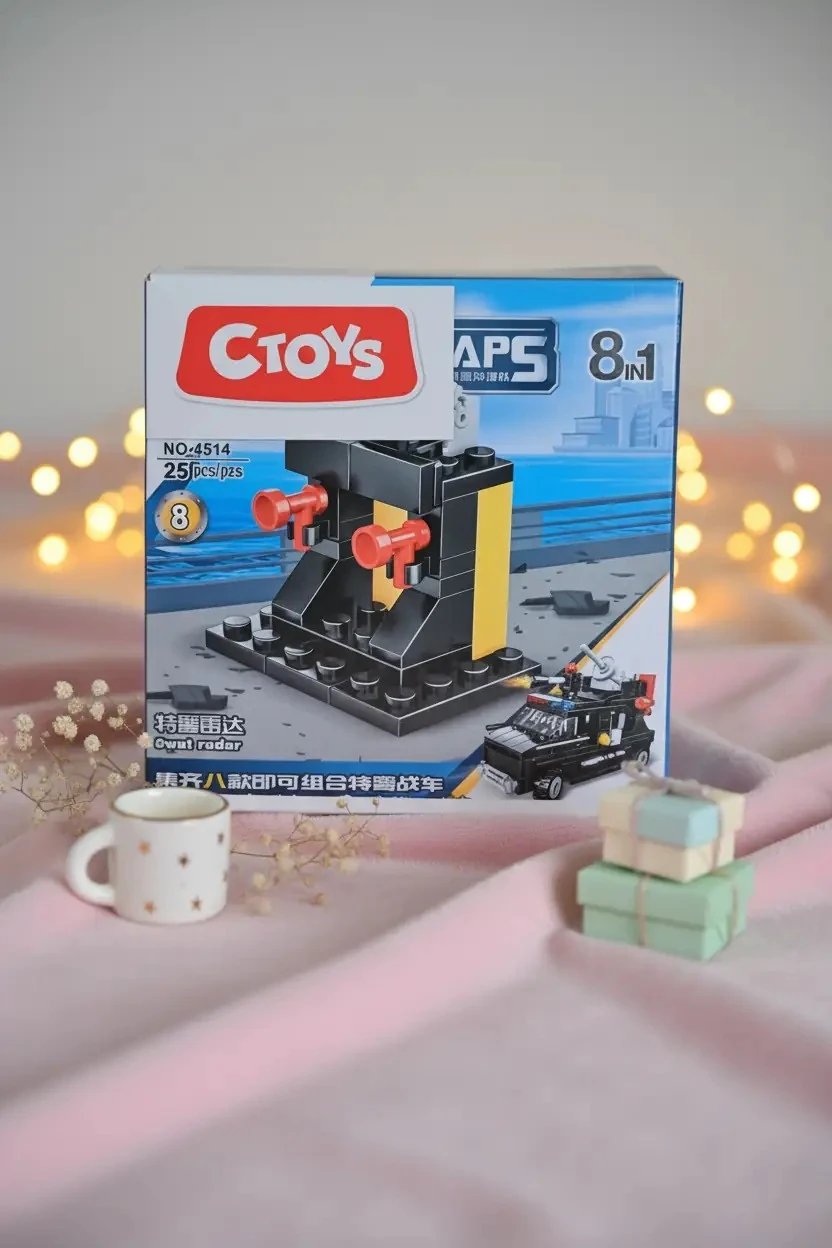 Blok Mini Polis Arabaları Blind Box – Sürpriz Yapım Oyuncakları