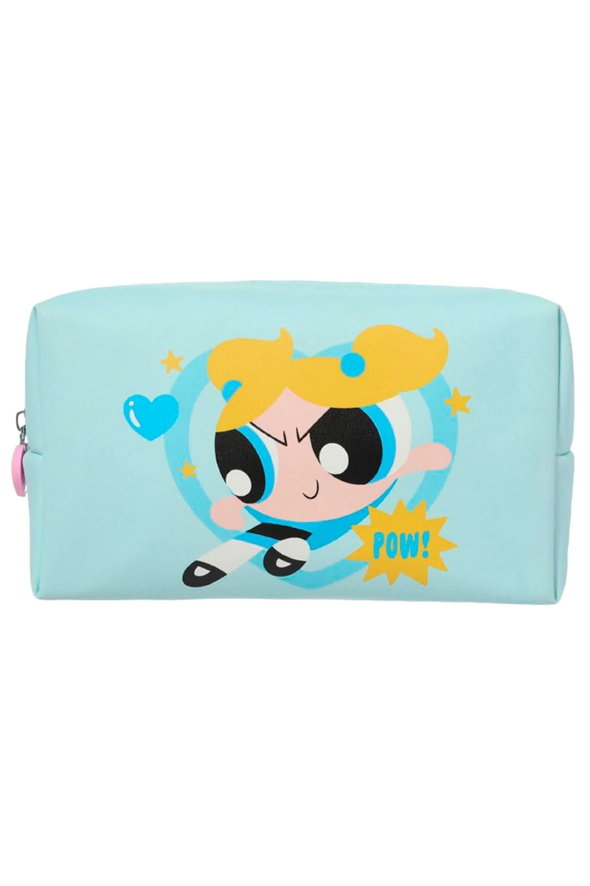 Powerpuff Girls Lisanslı Kare Kozmetik Çantası - Bubbles