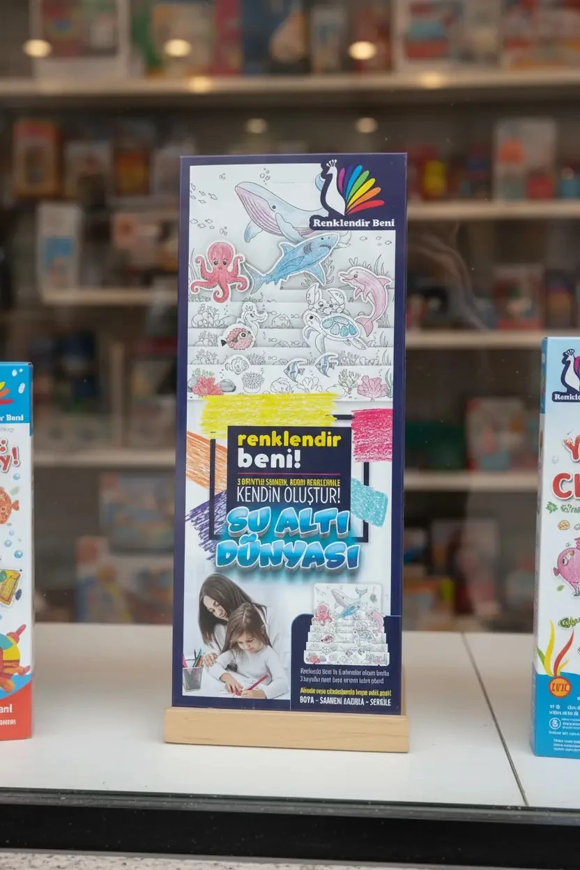 Rb Su Altı Dünyası Boyama Sahnesi – Eğitici Dev Aktivite Seti (Çocuklar İçin)
