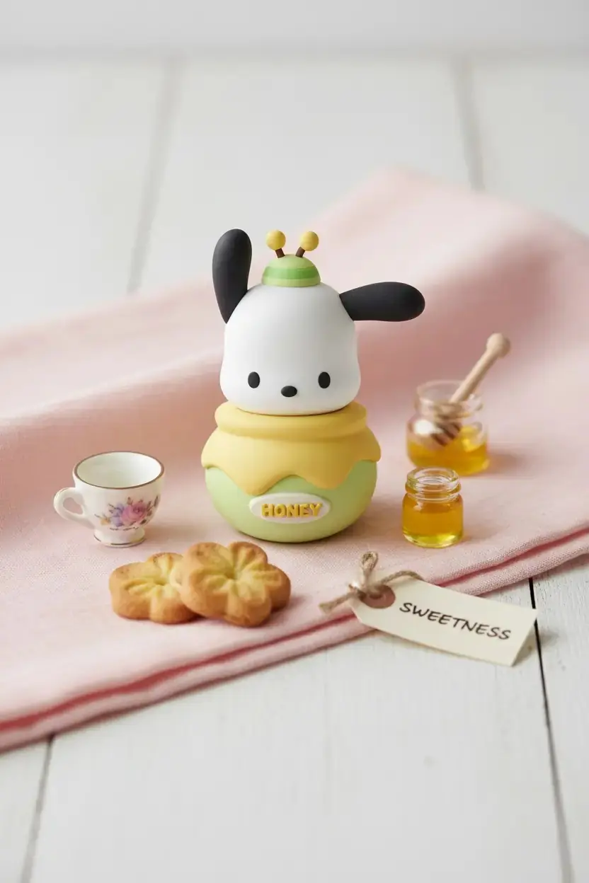 Sanrio Pochacco Arı Serisi Işıklı Anahtarlık | Miniso TR