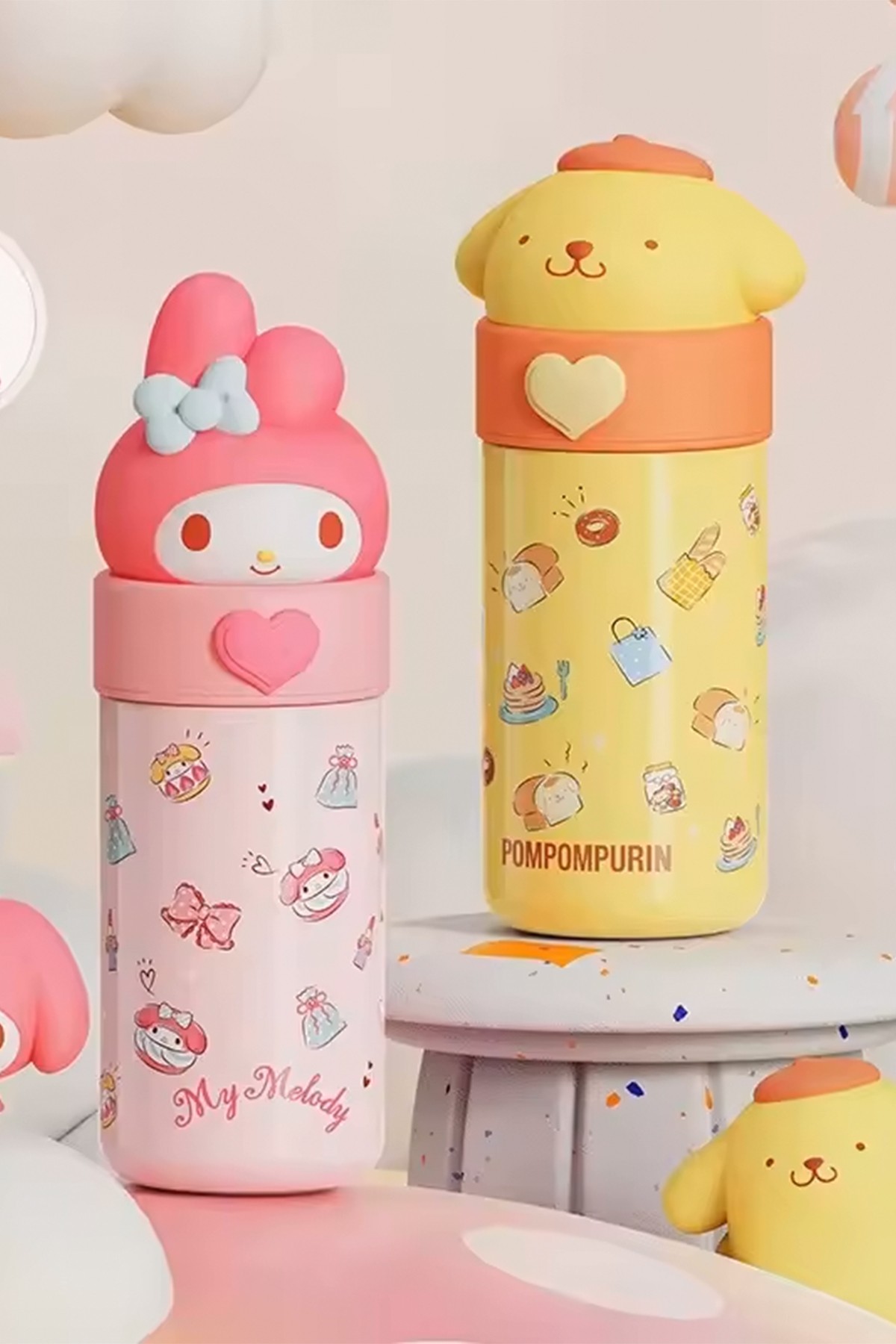 Sanrio Lisanslı Termos (350ml) - Pompompurin