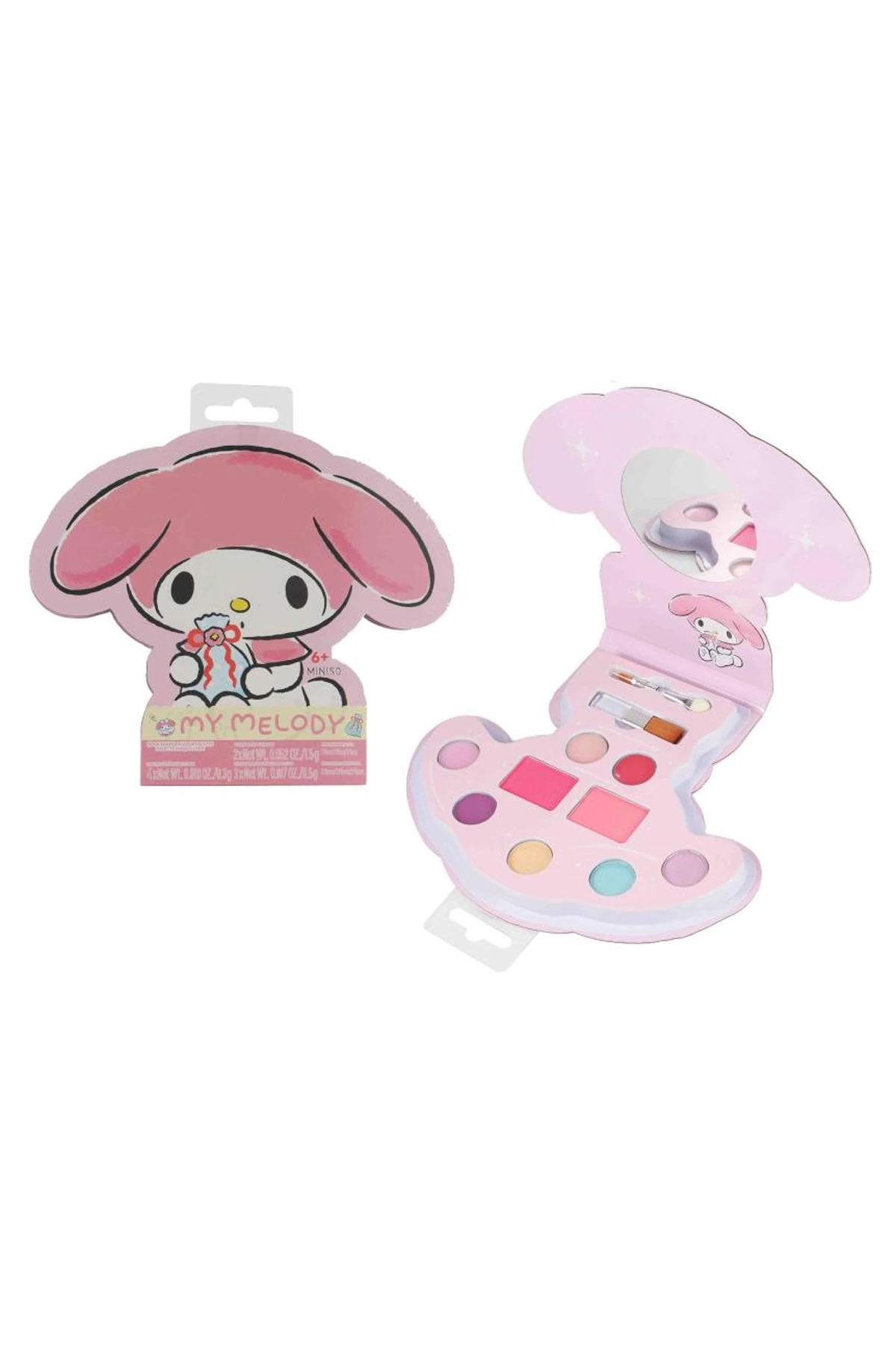 Kitap Şeklindeki Palet İçinde My Melody Dudak Jeli, Göz Farı