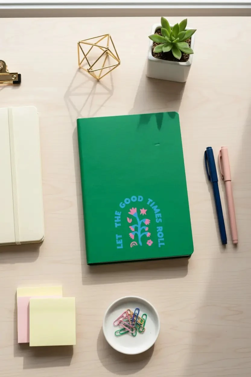 Miniso Lisanslı Yaz Renkleri Serisi Yumuşak Ciltli Defter 80 Yaprak Renkli Kapak A5