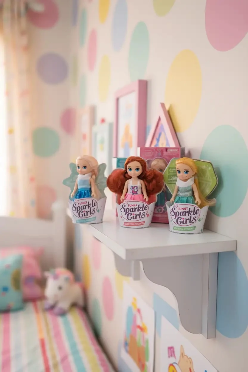 Işıltılı Mini Bebek – Renkli Oyuncak Bebek