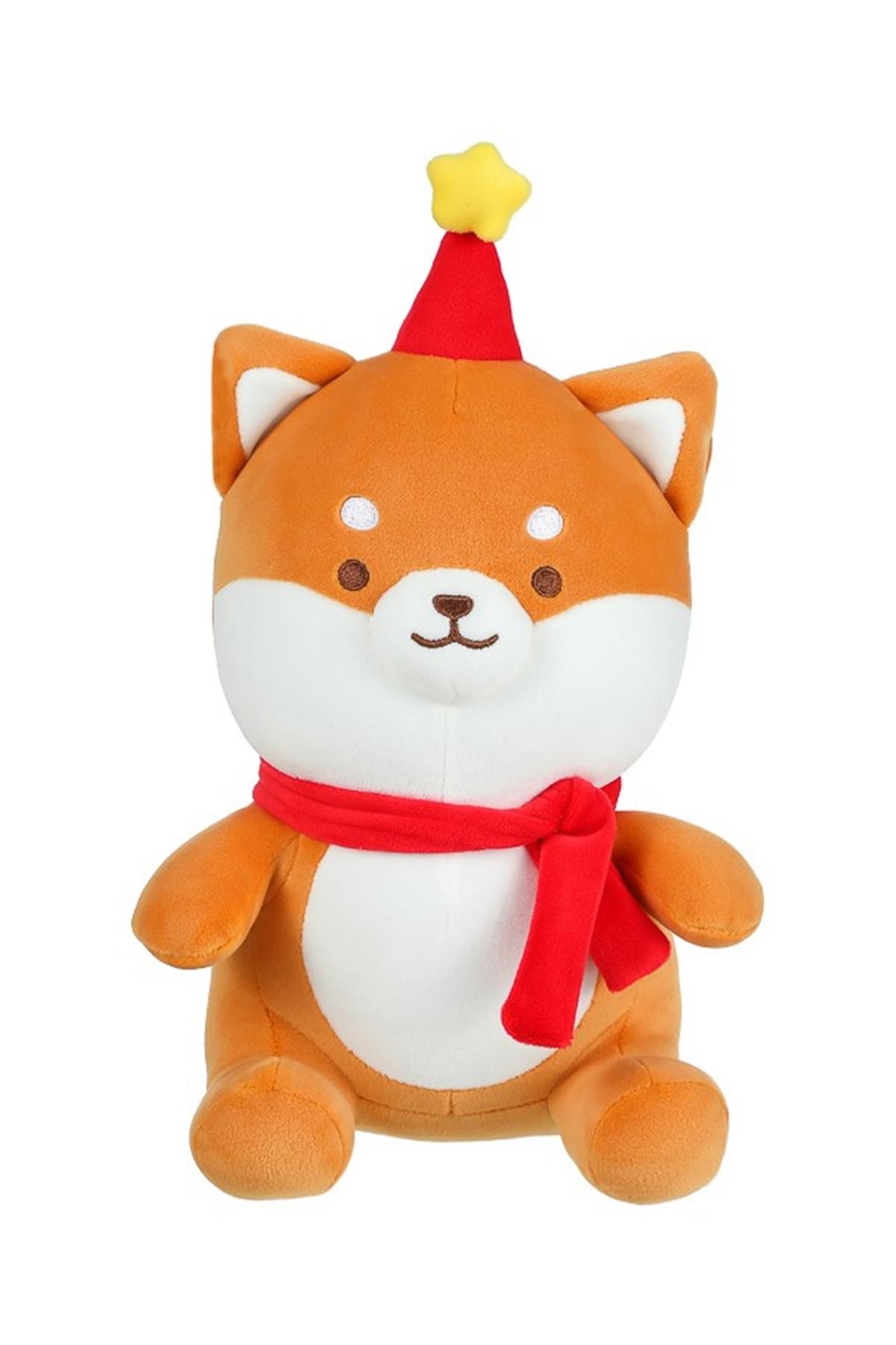 Mini Family Serisi Shiba Inu Şekilli Peluş Oyuncak 32 Cm