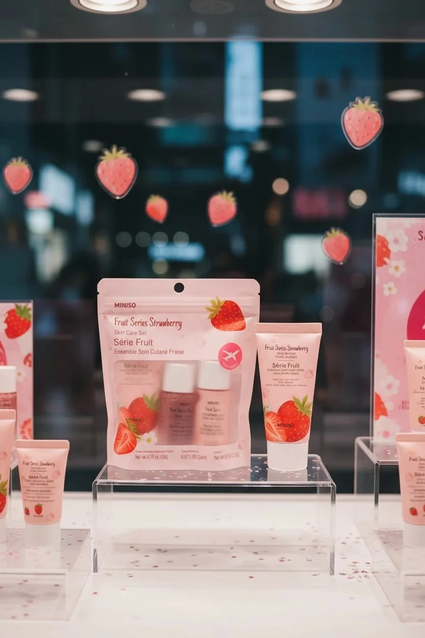 Meyve Serisi Nemlendirici Seti (Çilek)