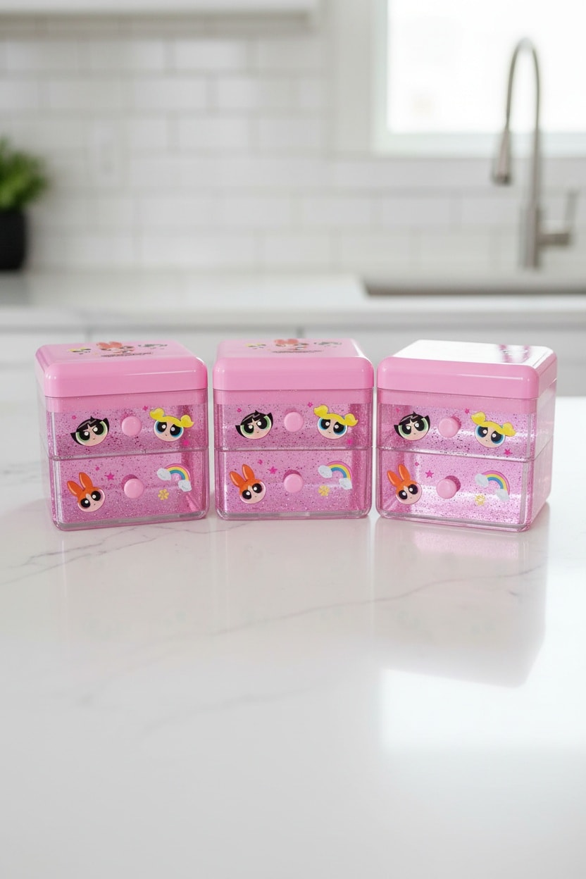 Powerpuff Girls Lisanslı Çekmeceli Organizer