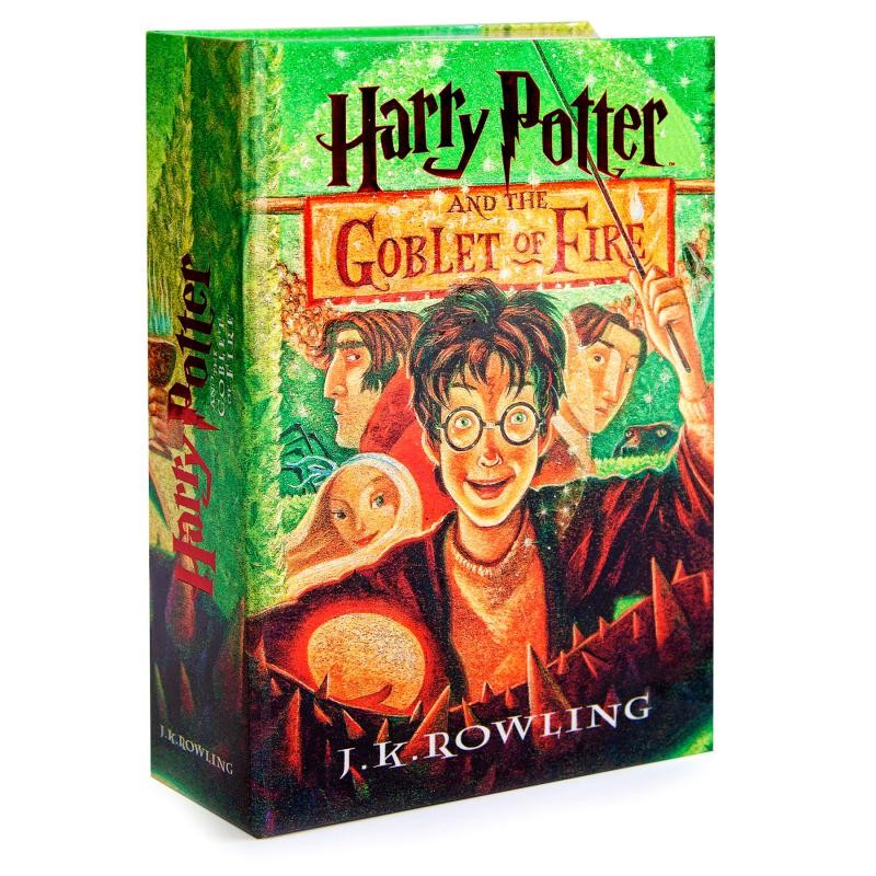 Harry Potter Lisanslı Kitap Görünümlü Kilitli Gizli Kasa-Kumbara Ateş Kadehi