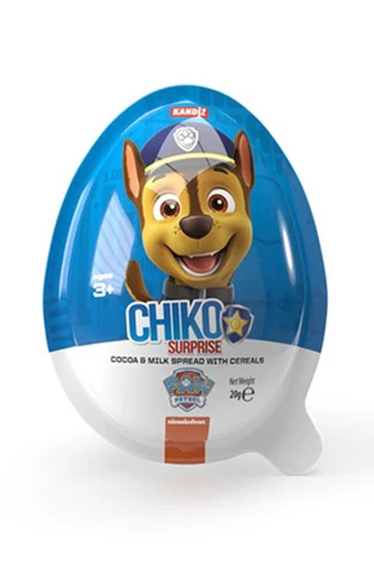 Paw Patrol - Chiko Sürpriz Yumurta 20Gr- Eğlence Dolu Lezzet!