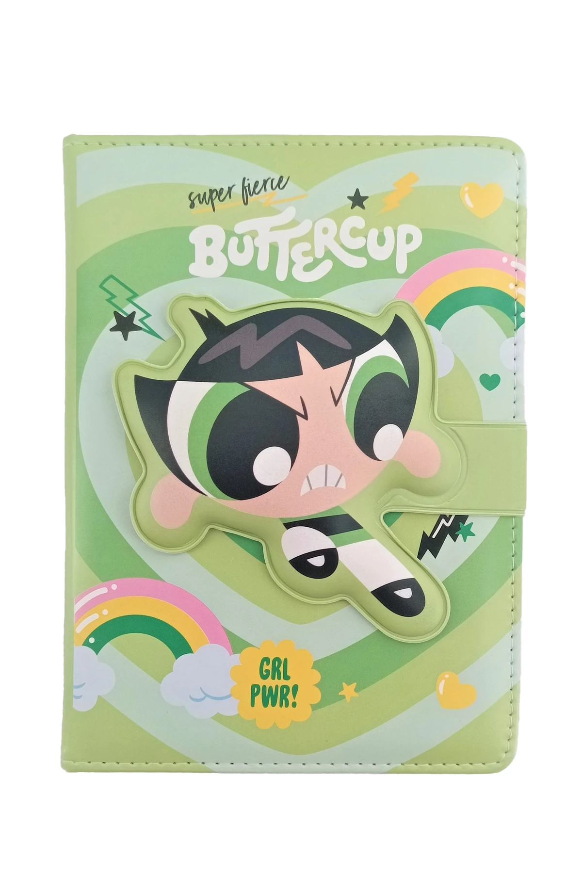 Powerpuff Girls Lisanslı Manyetik Kapaklı Not Defteri (Butterfly)