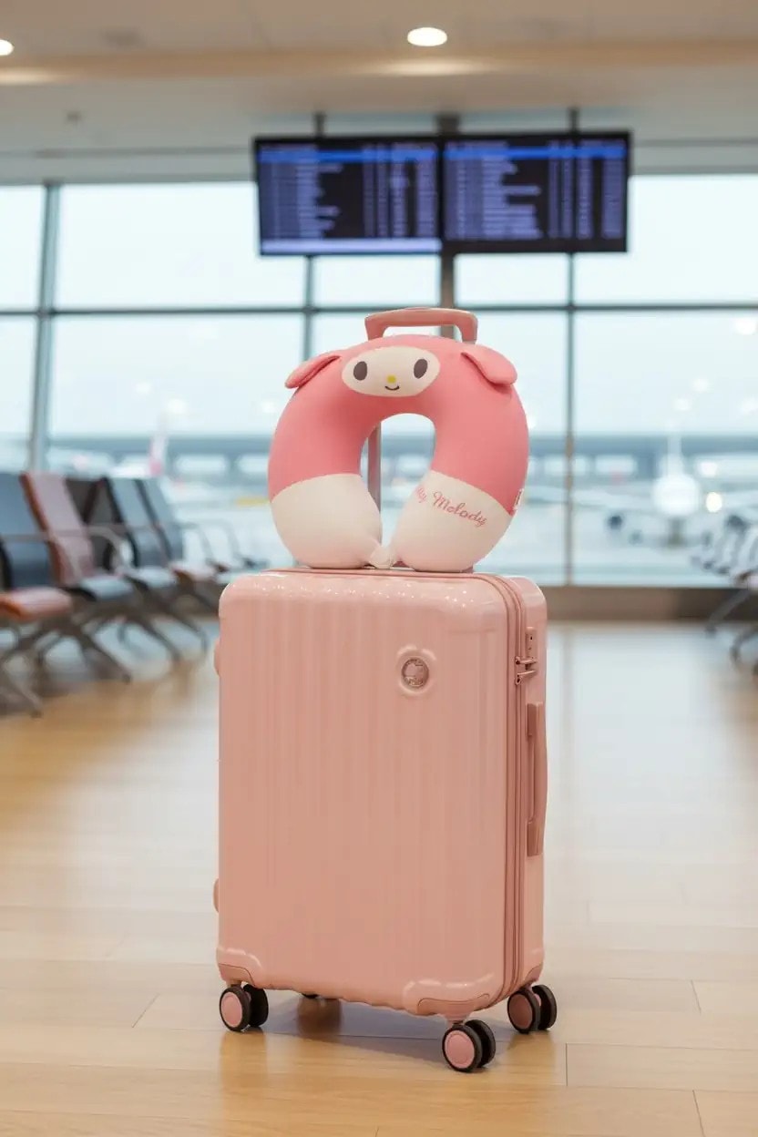 Sanrio Lisanslı Boyun Yastığı,Seyahat Yastığı - My Melody