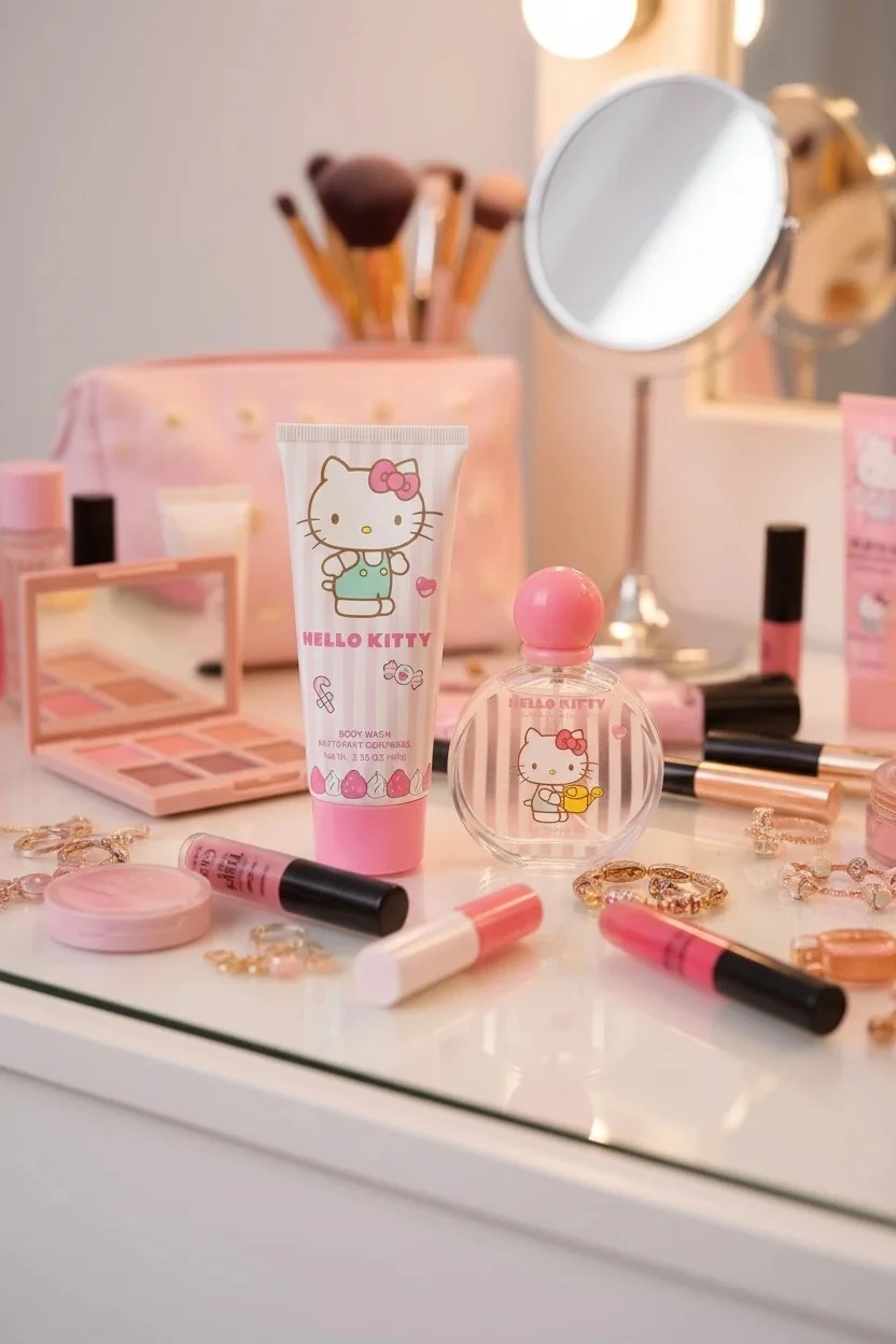 Sanrio Lisanslı Hello Kitty Hediye Parfüm Seti