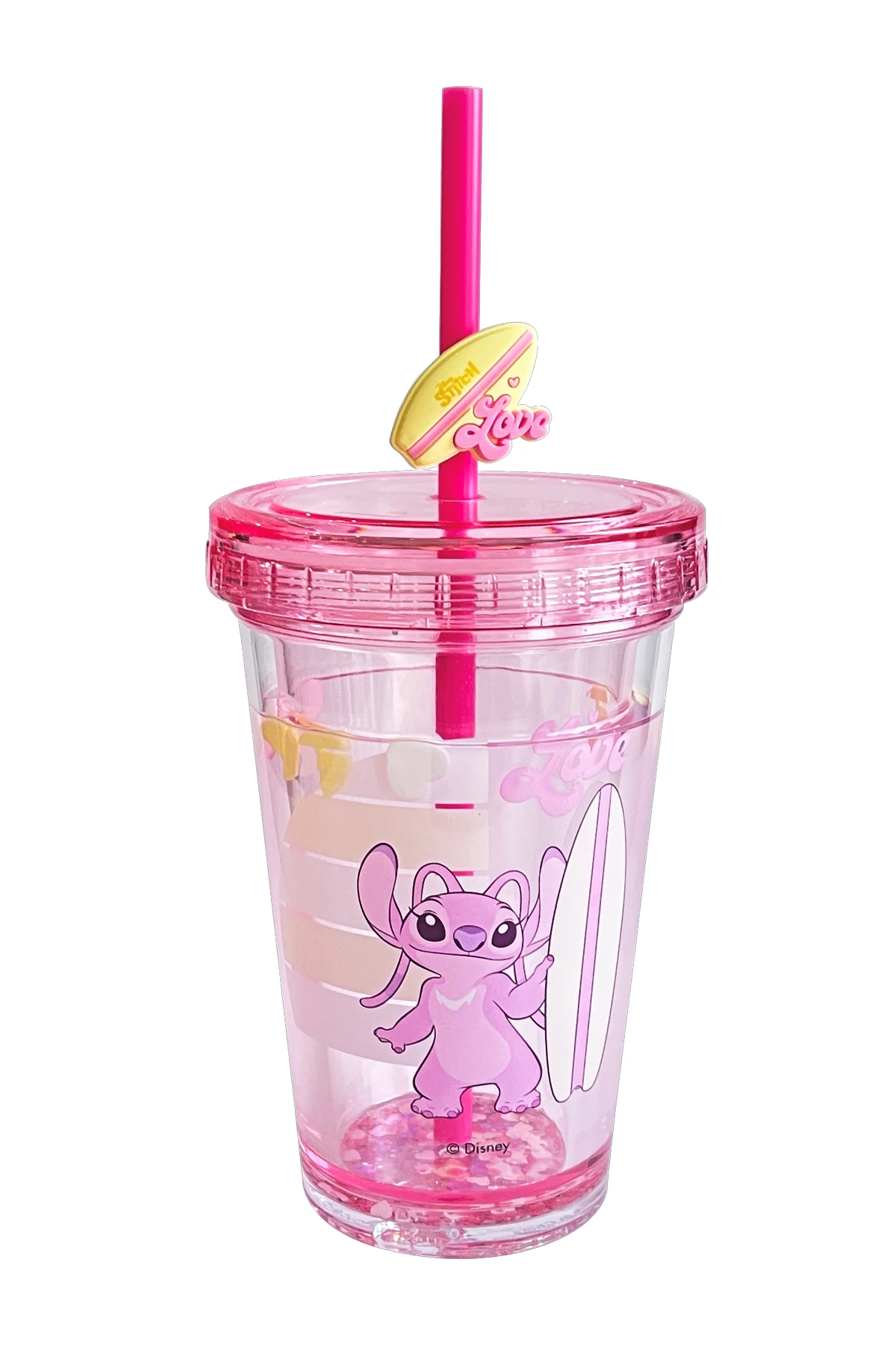 Disney Lilo&Stitch Lisanslı Plastik Su Kabı 320ml (Angel)