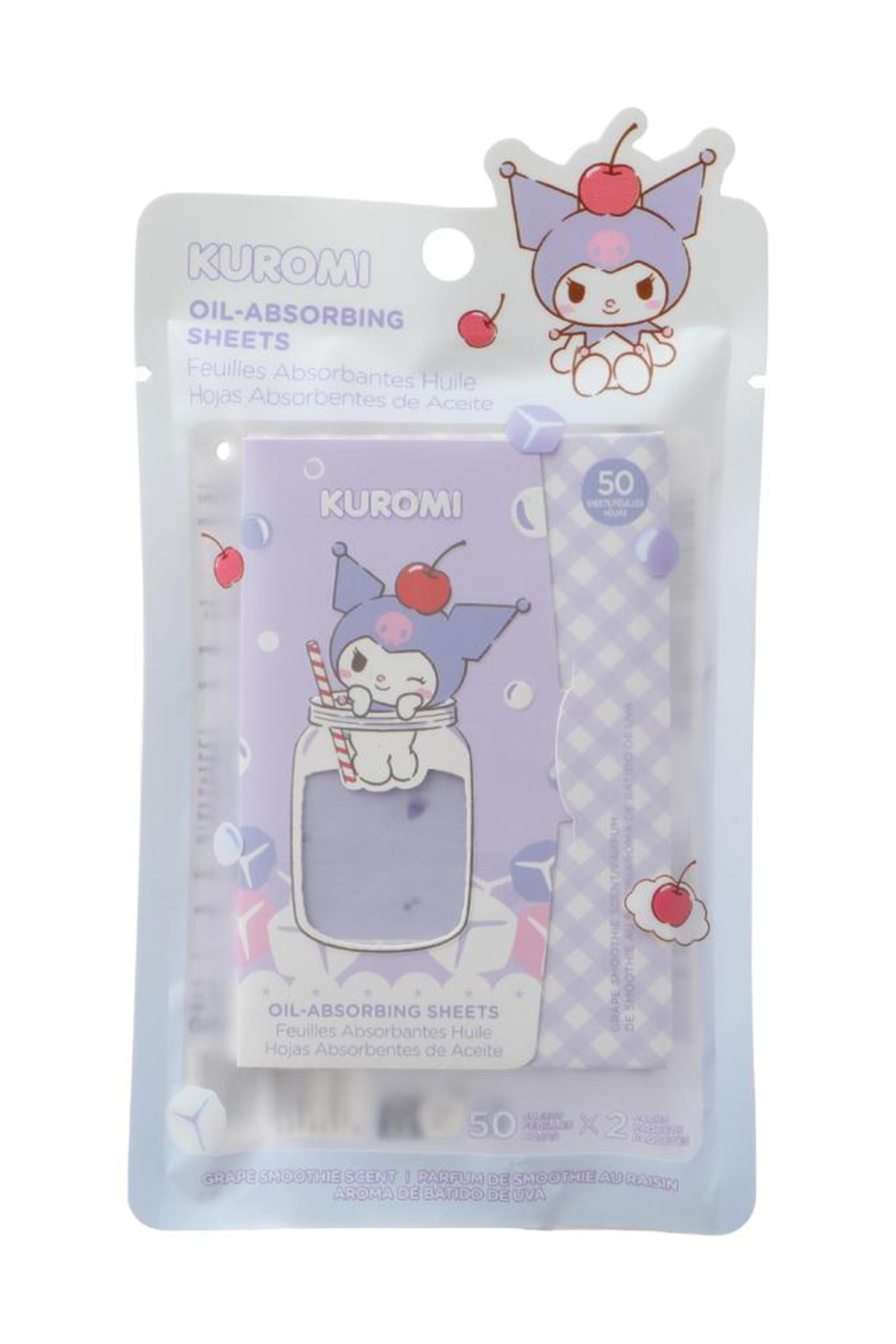 Sanrio Lisanslı Yağ Emici Cilt Mendili (50 Adet*2 paket)