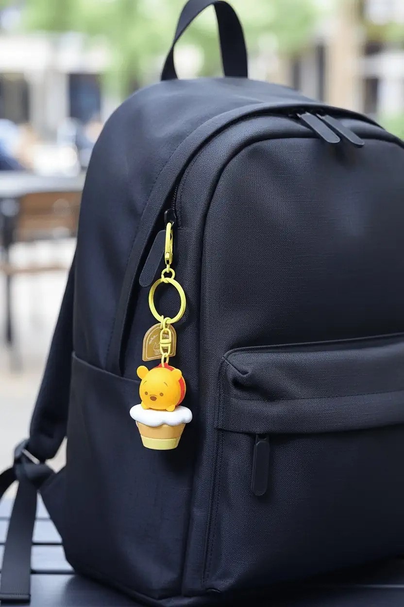 Disney Lisanslı Tsum Tsum Serisi Döner Anahtarlık (Winnie The Pooh)