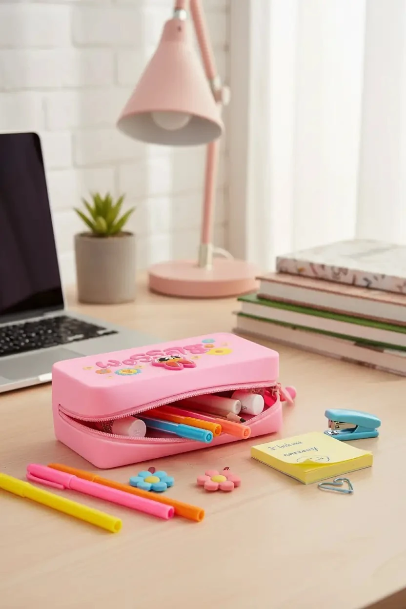 Powerpuff Girls Lisanslı Blossom Kozmetik Çantası – Düzenleyici Silikon 18 Cm