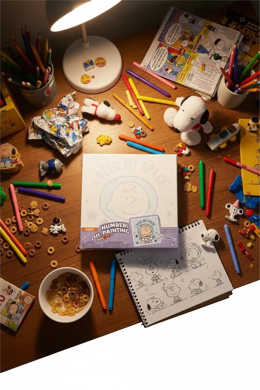 Snoopy Lisanslı Yağlı Boya (3 Farklı Model)