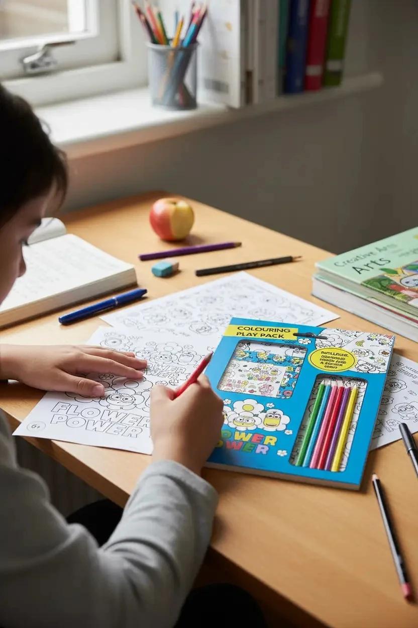 Minions Lisanslı Renkli Kırtasiye Seti