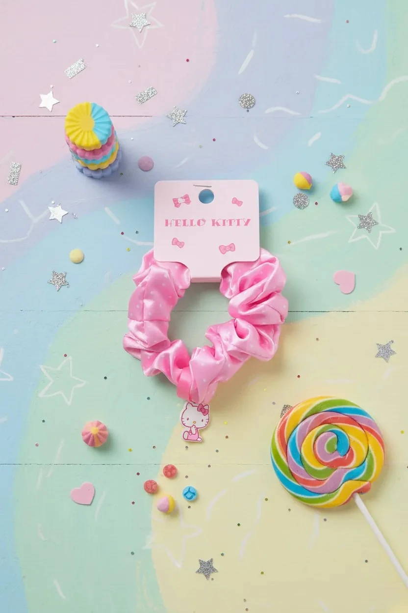 Sanrio Lisanslı Hello Kitty Saç Lastiği