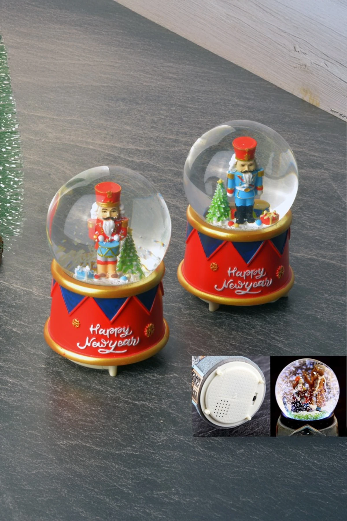 Cam Sulu Küre Maxi Işıklı ve Müzikli