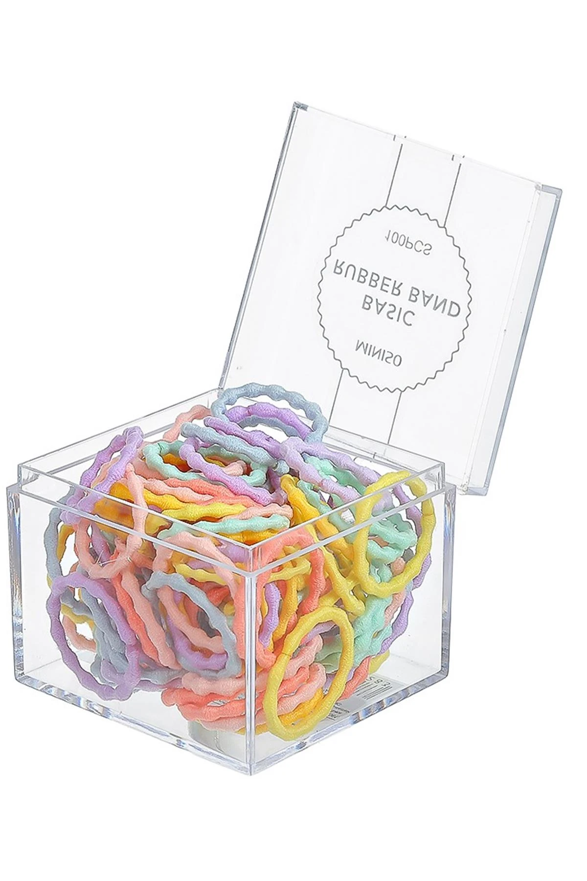 Kutulu Mini Saç Lastiği 100 Adet - Renkli