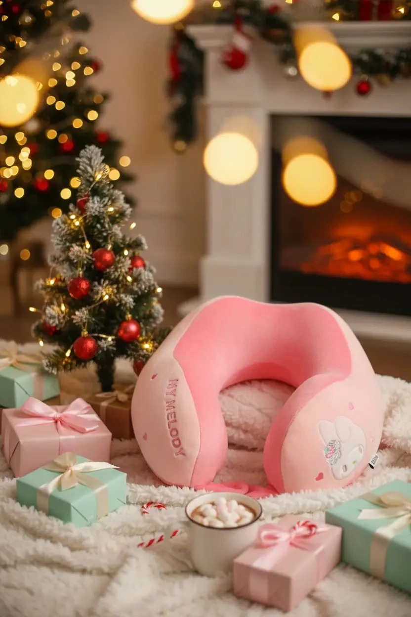 Sanrio Lisanslı Hafızalı Boyun Yastığı (My Melody)