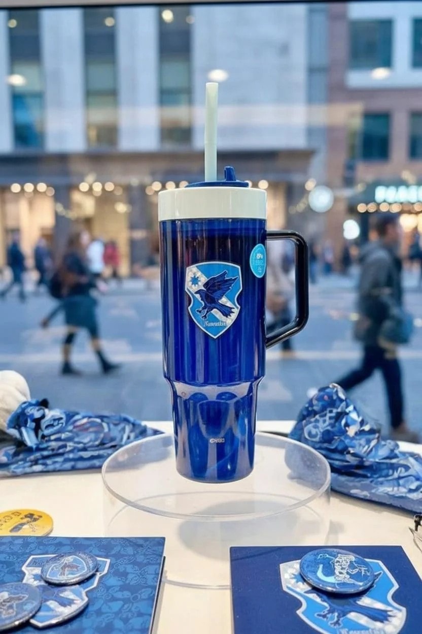 Harry Potter Lisanslı Ravenclaw Kulplu Plastik Şişe (1250ml)