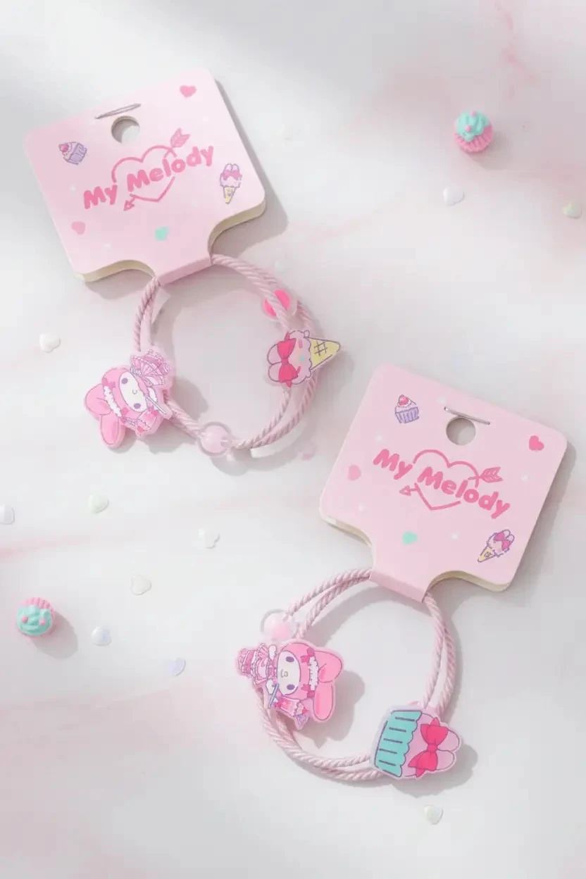 Sanrio Lisanslı My Melody Lisanslı Saç Tokası Seti – 2 Adet