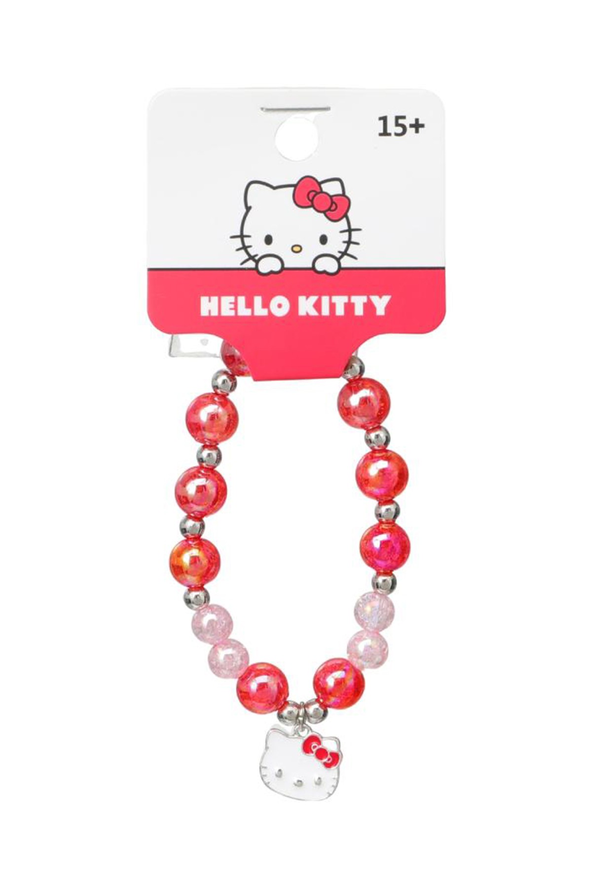 Sanrio Lisanslı Hello Kitty Boncuklu Saç Tokası