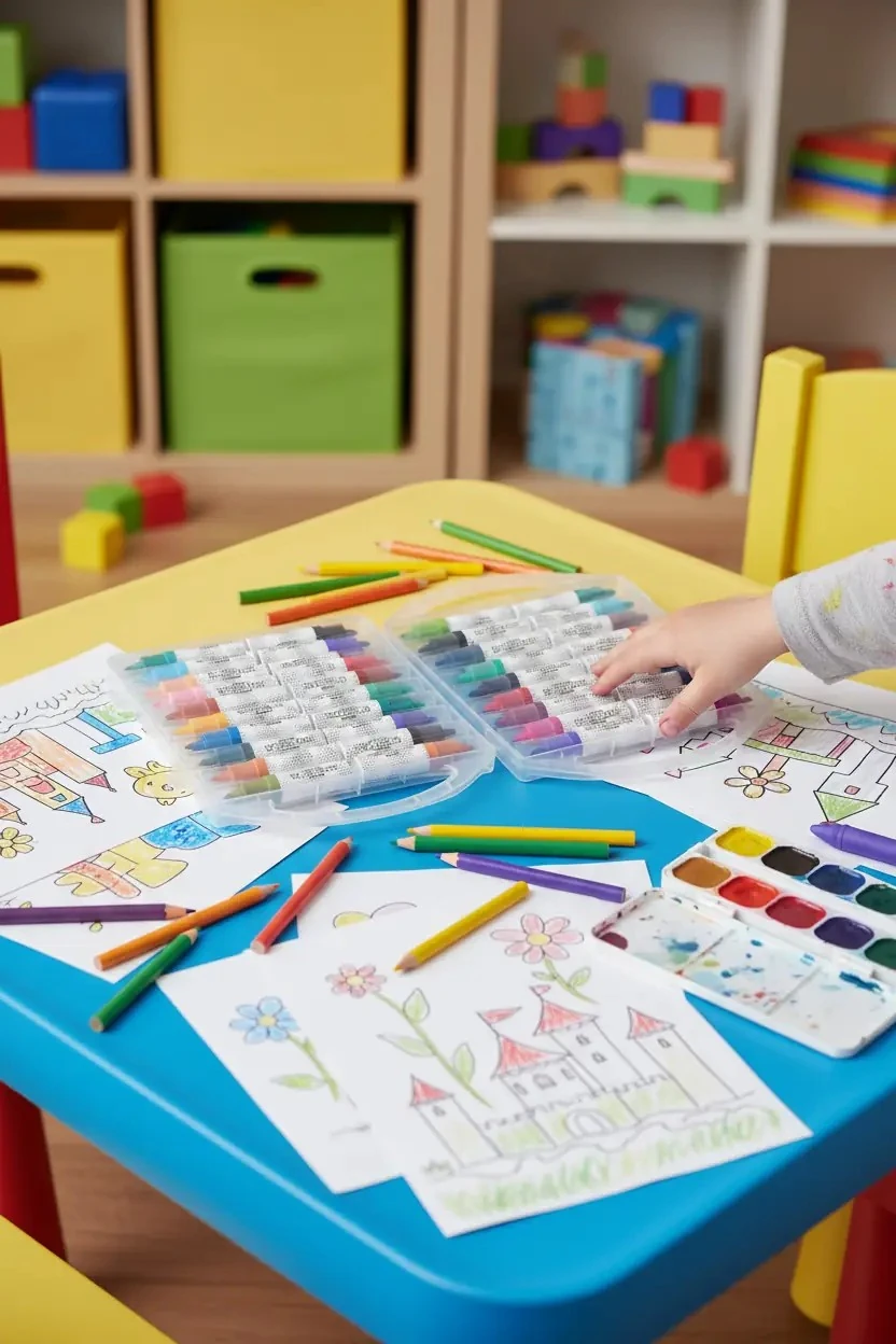 Yıkanabilir Suluboya Kalem Seti (24 Renk)