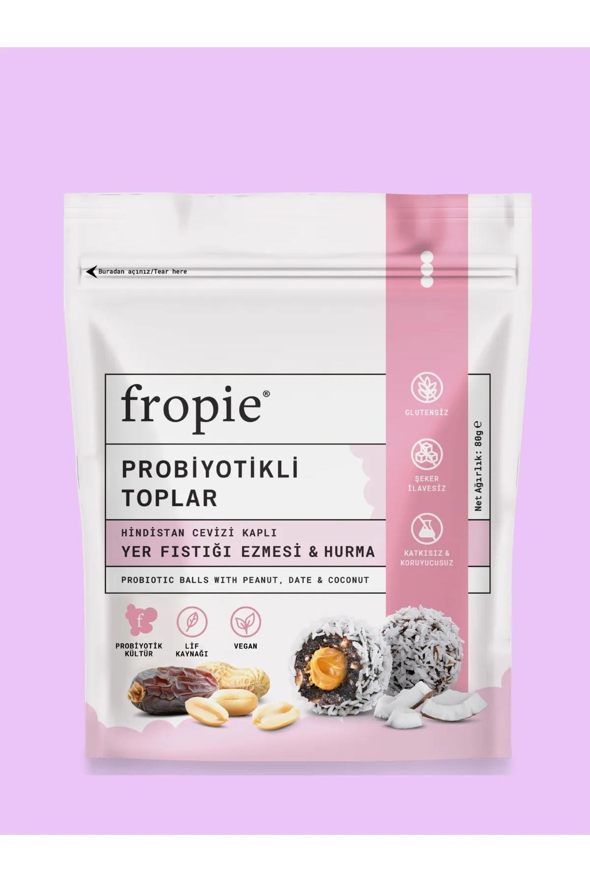 Froipe Hindistan Cevizi Yer Fıstığı Ezmesi Probiyotik Toplar