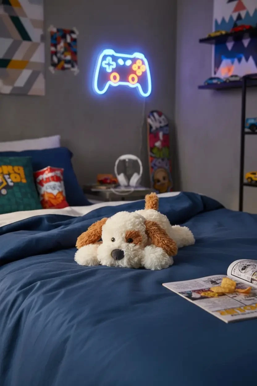 Yatar Pozisyon Koleksiyonu Küçük Yumuşak Köpek Peluş Oyuncak