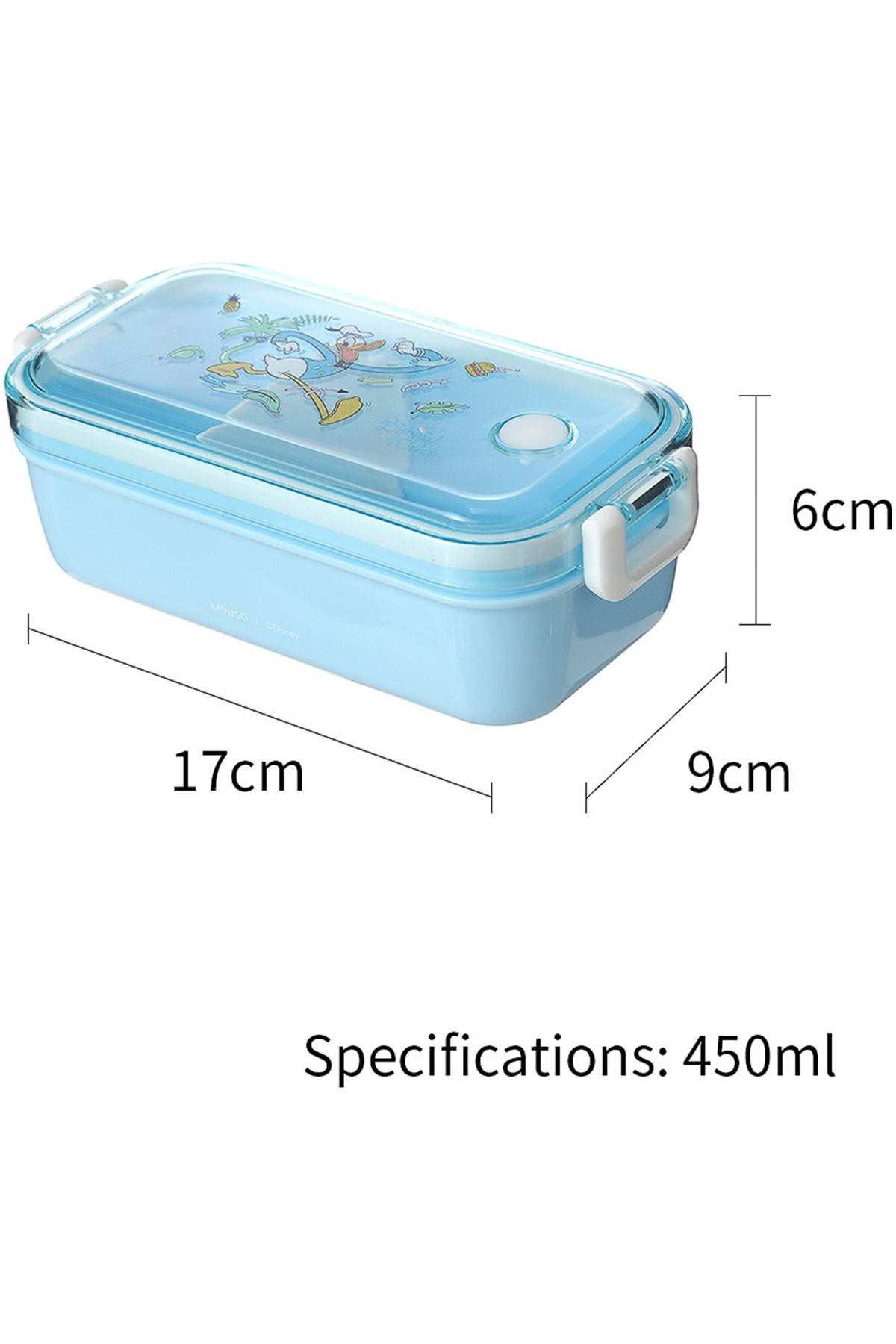 Mickey Mouse Koleksiyonu Bento Yemek Saklama Kutusu 450Ml Donald Duck