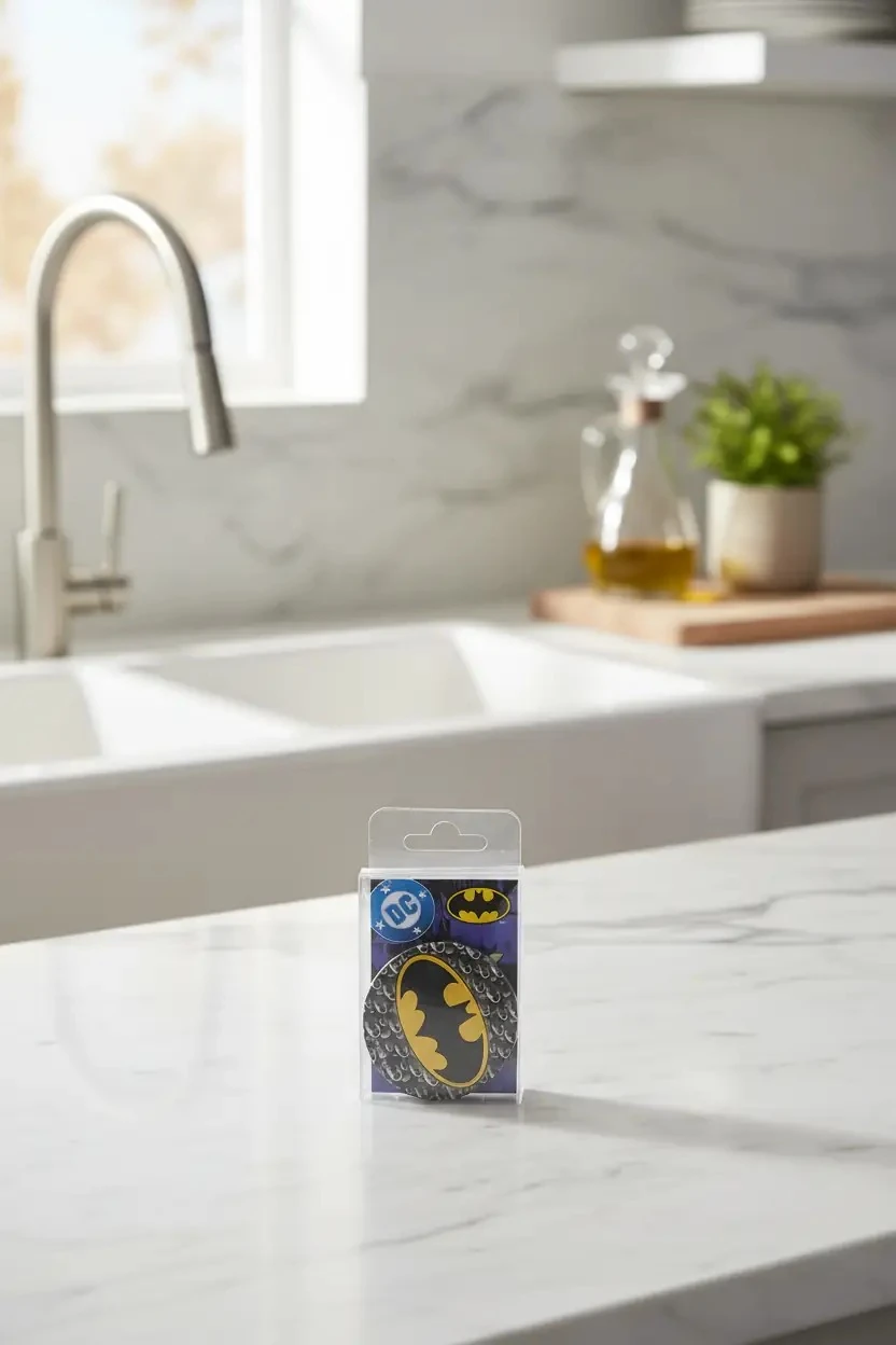 Batman Manyetik Şişe Açacağı – Dc Lisanslı Logolu Buzdolabı Magneti & Açacak