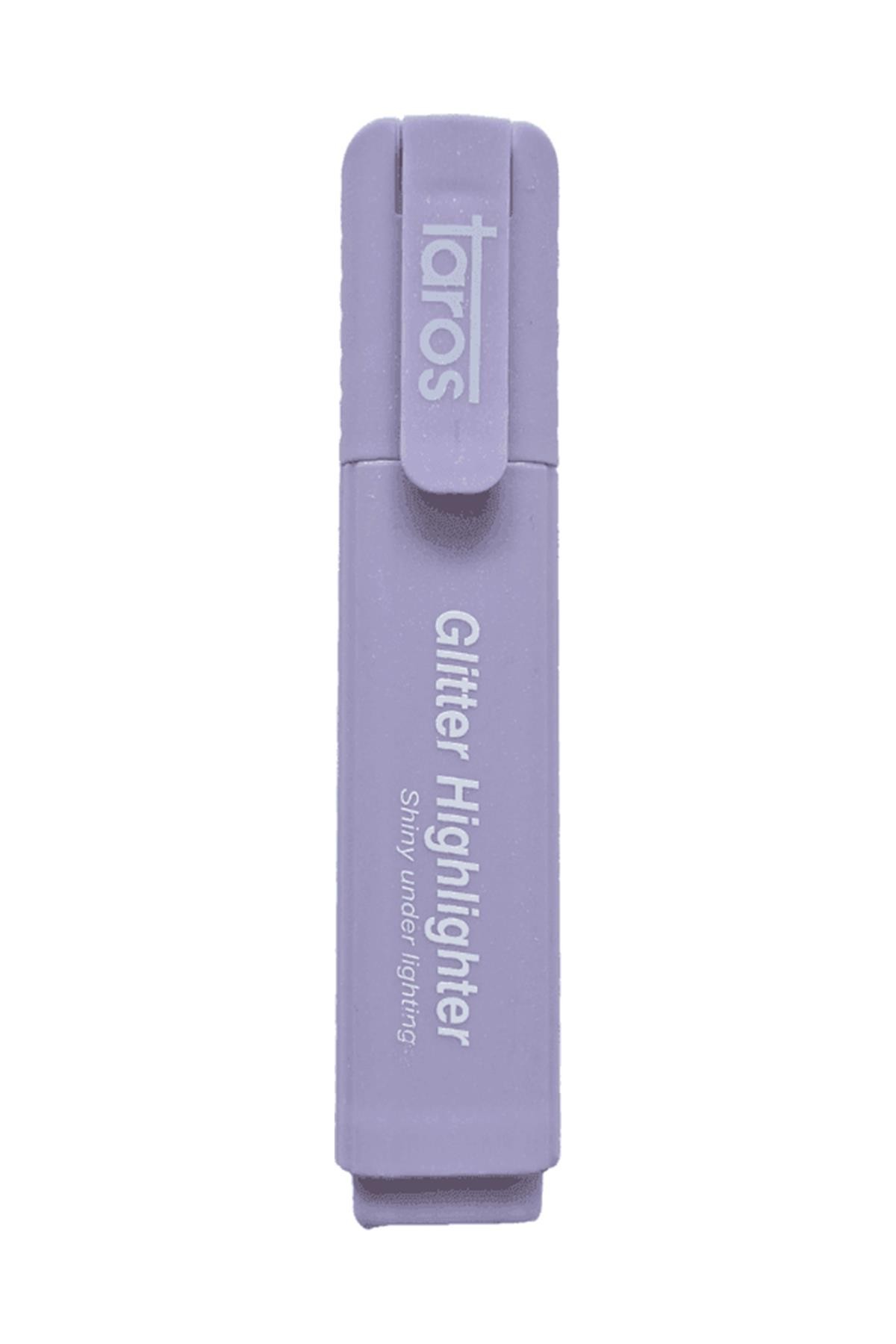 Taros Glitter Highlighter 4'Lü Fosforlu Kalem Seti
