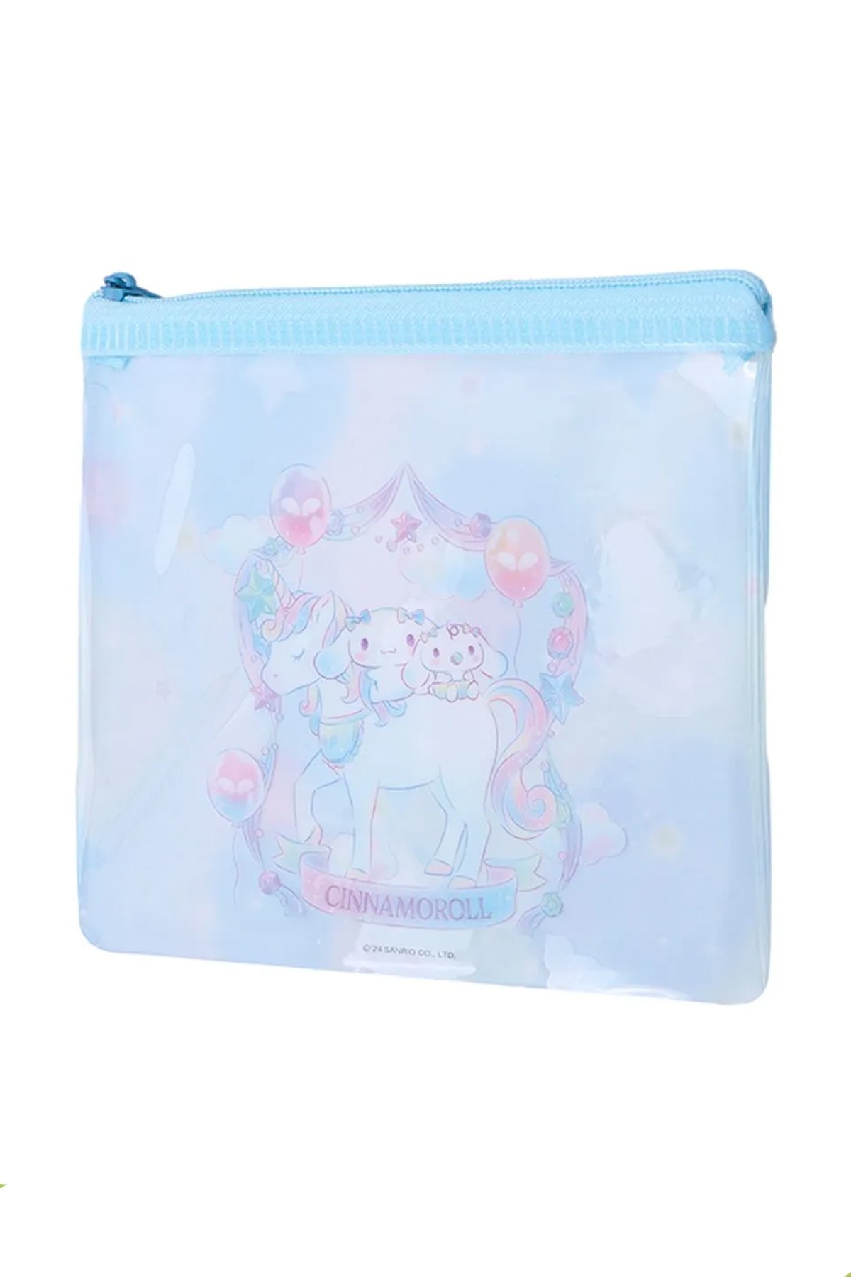 Sanrio Lisanslı Pvc Şeffaf Kalemlik (14*12Cm) - Cinnamoroll