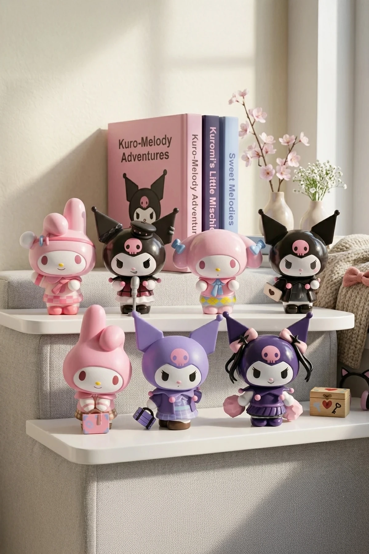 Sanrio Kuromi&My Melody Lisanslı Sürpriz Figürlü Kutu - Blind Box