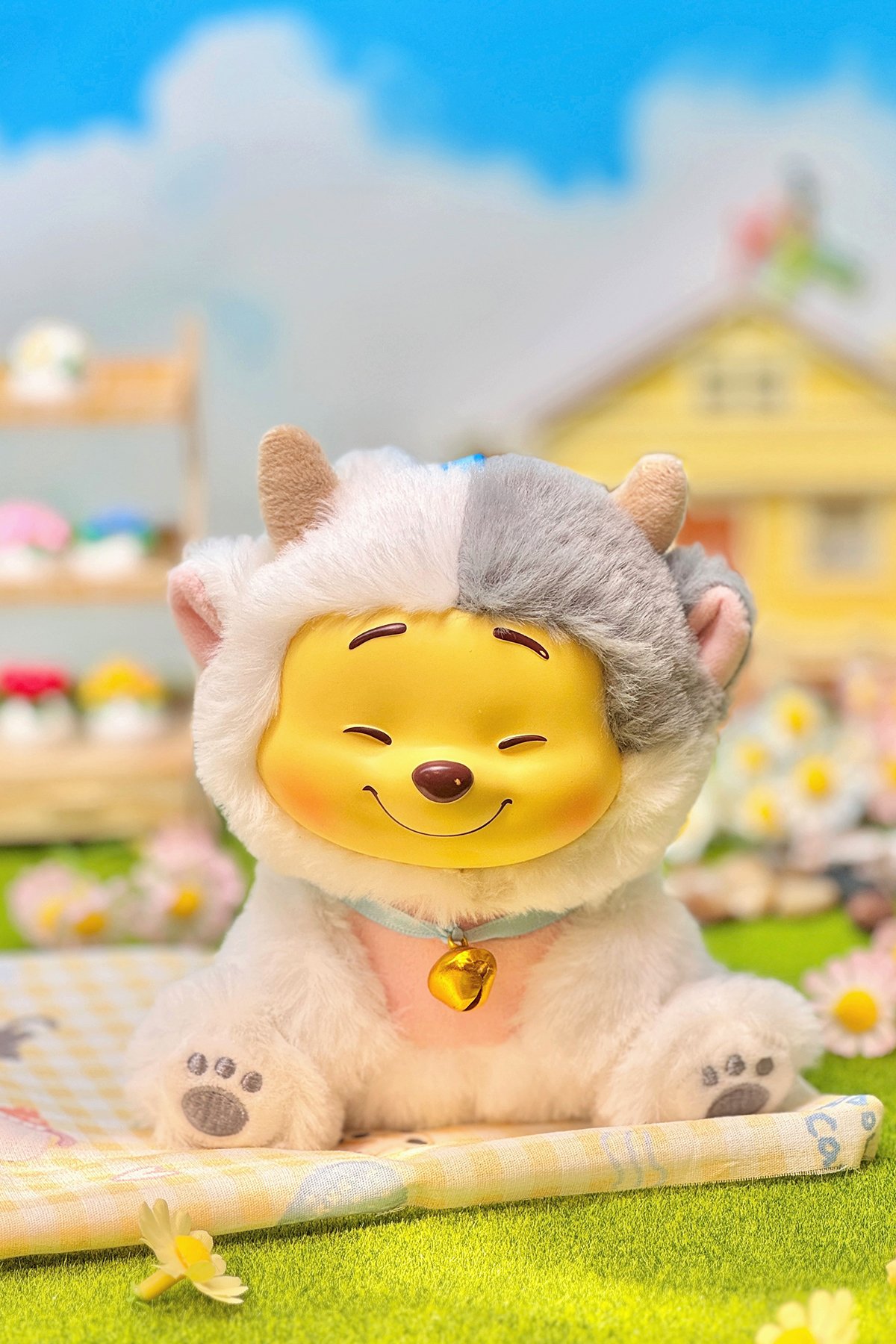 Disney Winnie the Pooh Lisanslı Yaramaz Takım Serisi Peluş Çanta Süsü -Anahtarlık - Blind Box