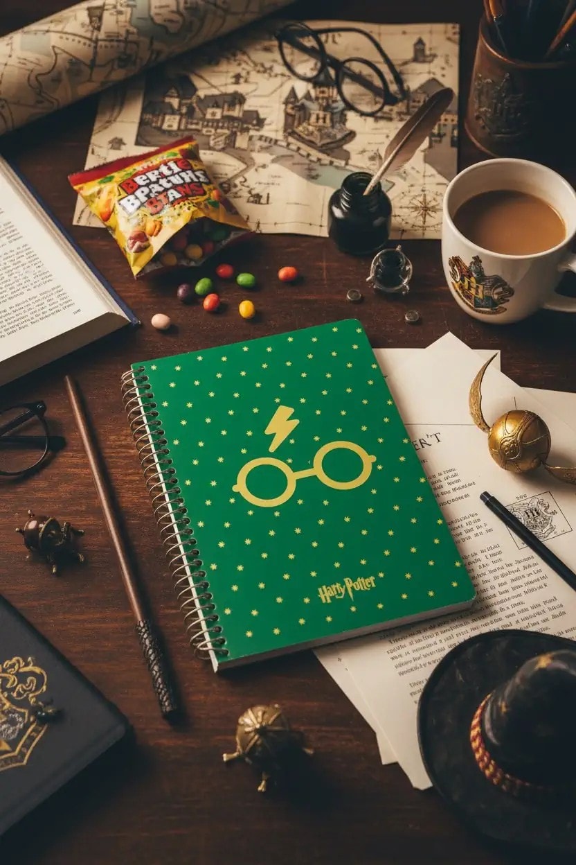 Harry Potter Lisanslı Spiral Ciltli Butik Defter