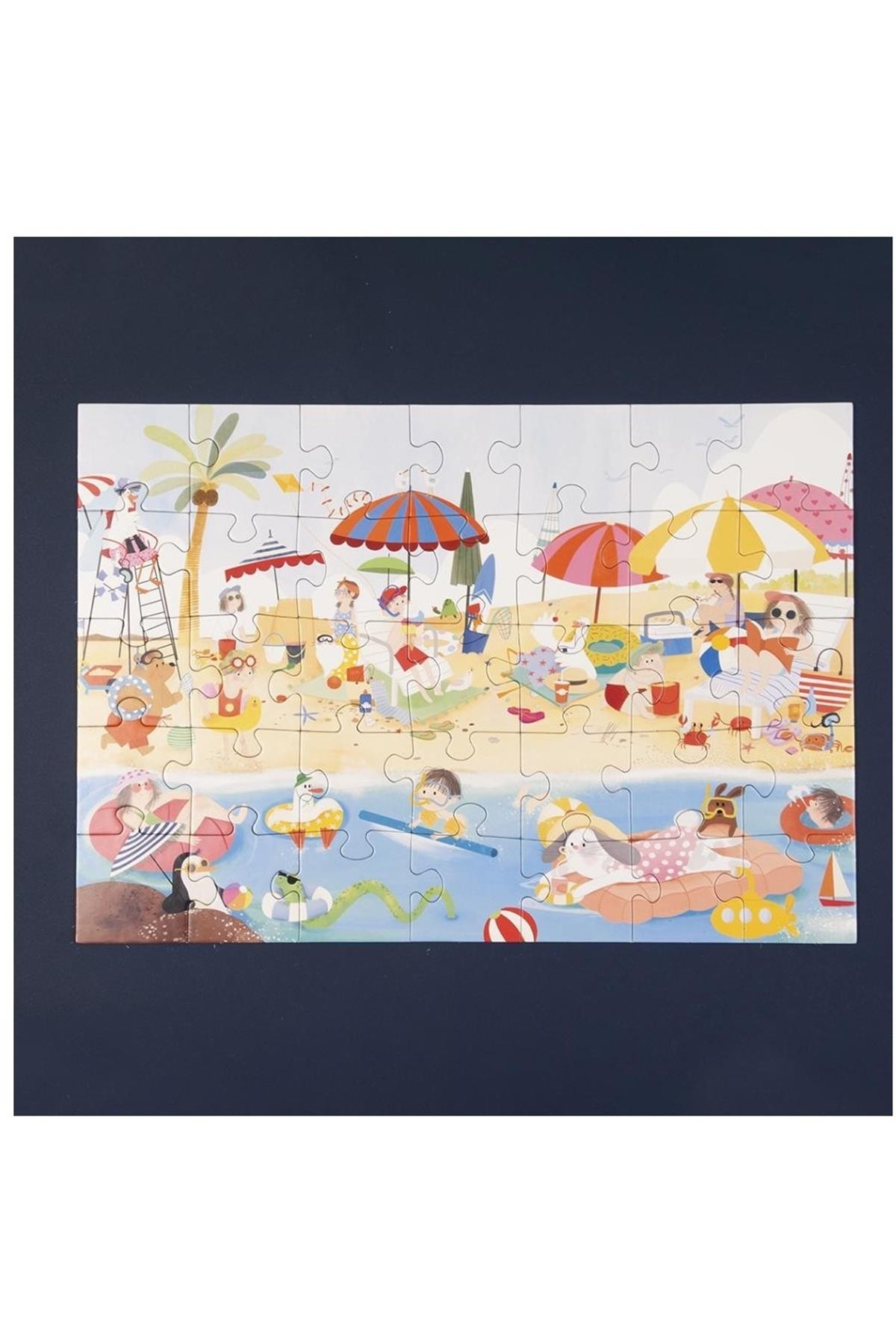 Where Are You/Neredesin-Plaj Puzzle-Yapboz 35 Parça