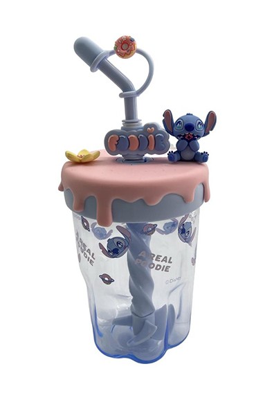 Disney Lilo&Stitch Lisanslı Parti Serisi Pipetli Plastik Şişe