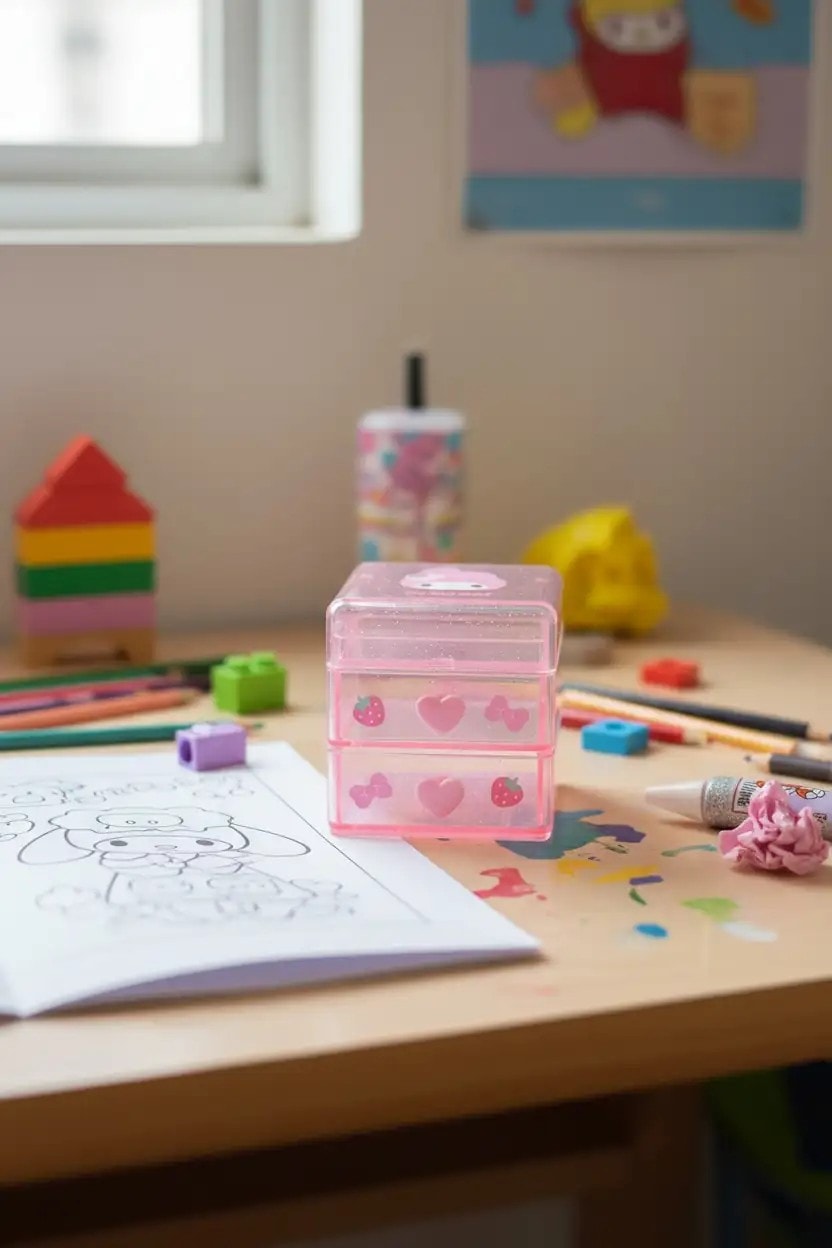 Sanrio Lisanslı Mini Masa Düzenleyici (My Melody)